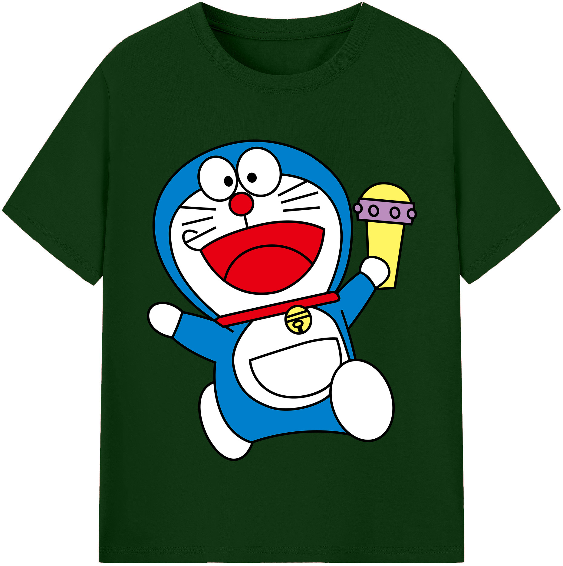 （画像用） ドラえもん Doraemon 綿100％半袖Tシャツ（フロントプリント）